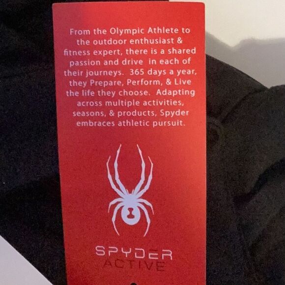 SPYDER NWT ACTIVE LADIES XL QUARTER ZIP PULLOVER FREESTYLE TOP COAT BLACK - Picture 6 of 6